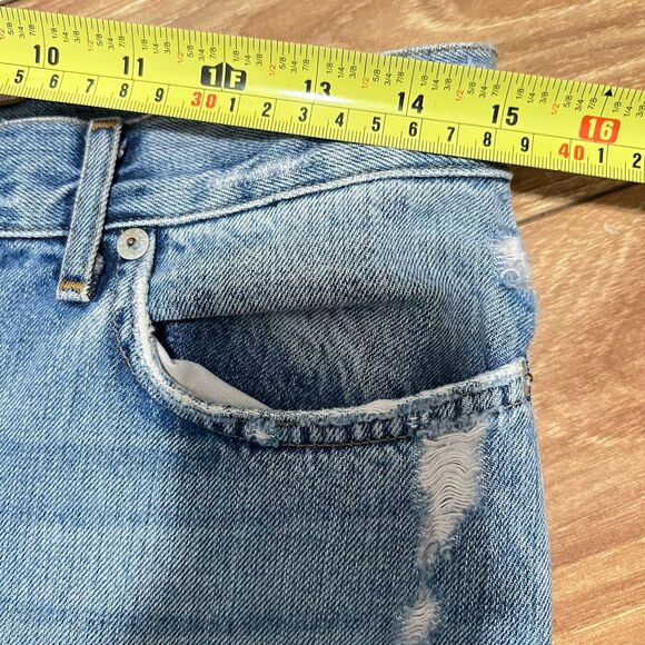 Legend Lucky Brand Solano Jeans Size 2 / 26 Blue Vintage Straight Mixed Denim - Picture 7 of 12